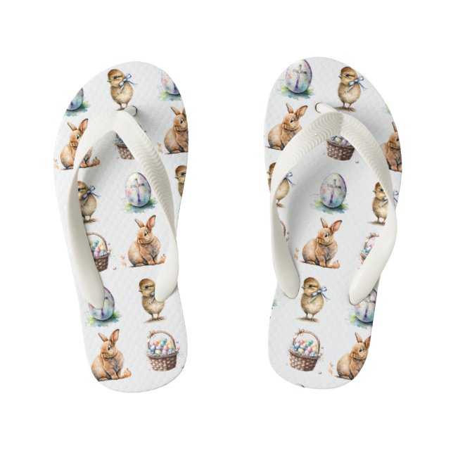 Easter Kid's Thongs (Footbed)
