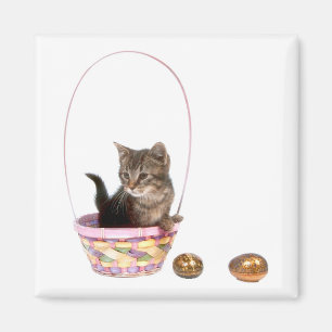 Easter Kitty Magnet