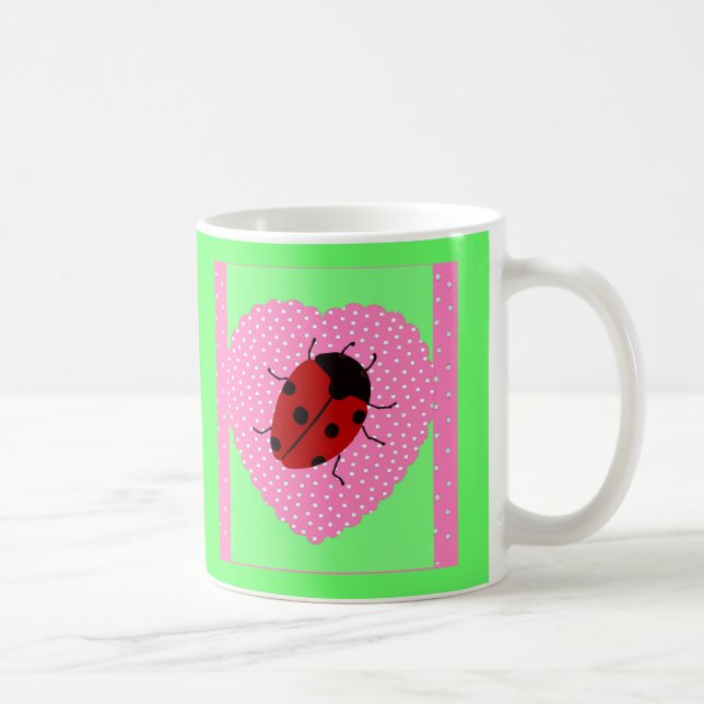 Easter Ladybug Coffee Mug (Right)