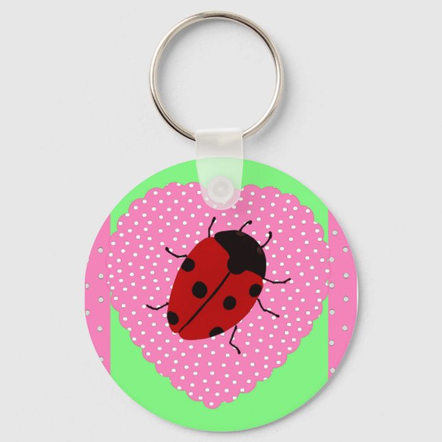 Easter Ladybug Key Ring (Front)