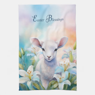 Easter Lamb Kitchen Towel