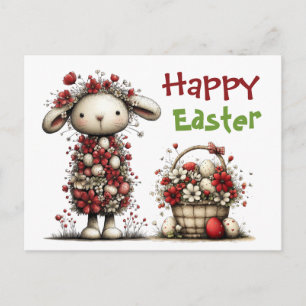 Easter Lamb  Postcard