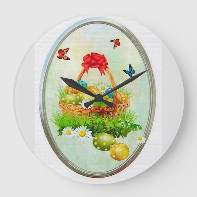 Easter Large Clock (Front)