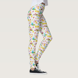 EASTER Leggings Bunny Egg Yoga Pants Women's Girls