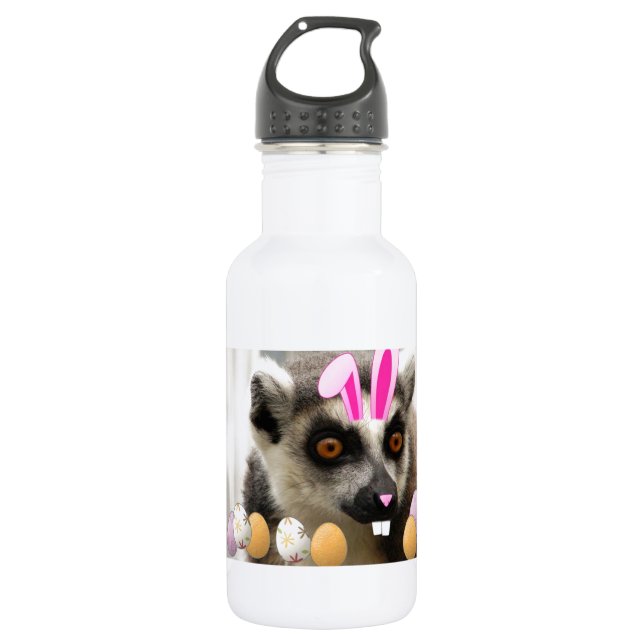 Easter Lemur 532 Ml Water Bottle (Front)