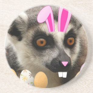 Easter Lemur Coaster