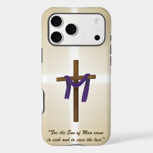 Easter Lent Cross Purple Drape Resurrection Day