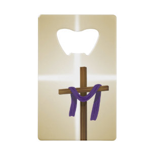 Easter Lent Cross Purple Drape Resurrection Day