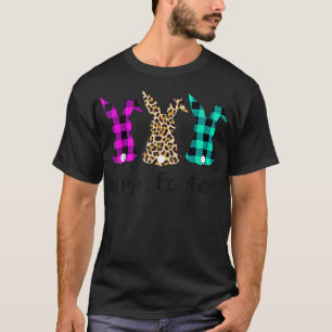 Easter Leopard Bunny Rabbit Palm Sunday Girls Wome T-Shirt