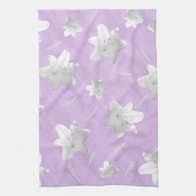 Easter Lilies American MoJo Kitchen Towel (Vertical)