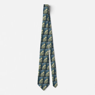 Easter Lilies Flowers, Vintage Religious Easter Tie