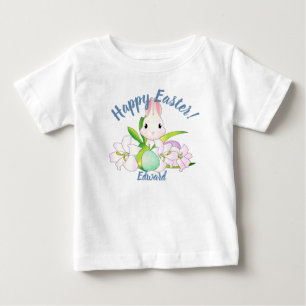 Easter Lilies & Sweet Bunnies Baby T-Shirt