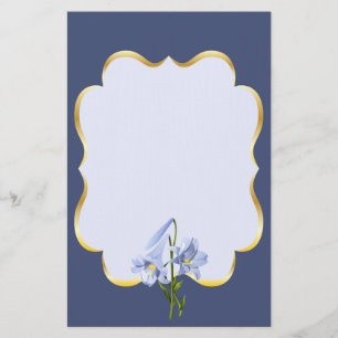 Easter Lily Bouquet Stationery