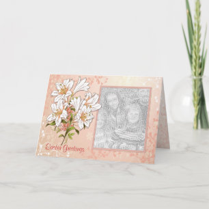 Easter Lily Elegance Holiday Card