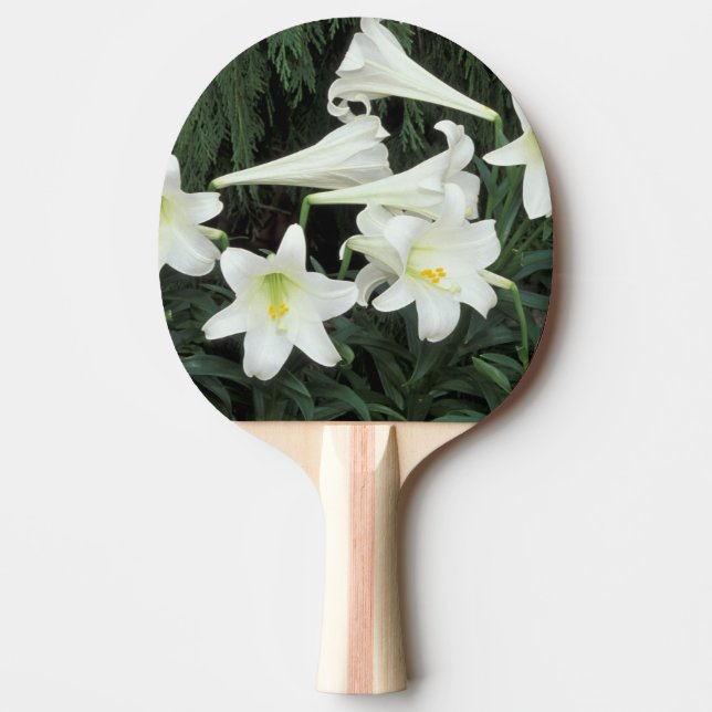 Easter Lily (Lilium regale) Ping Pong Paddle (Front)