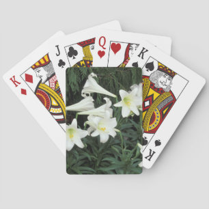 Easter Lily (Lilium regale) Playing Cards