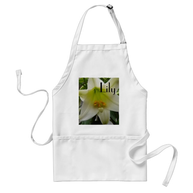 Easter Lily Standard Apron (Front)