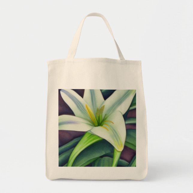 Easter Lily Tote Bag (Front)
