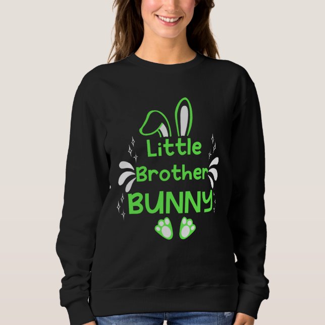 Easter Little Brother Bunny Brother Rabbit Kids Bo Sweatshirt (Front)