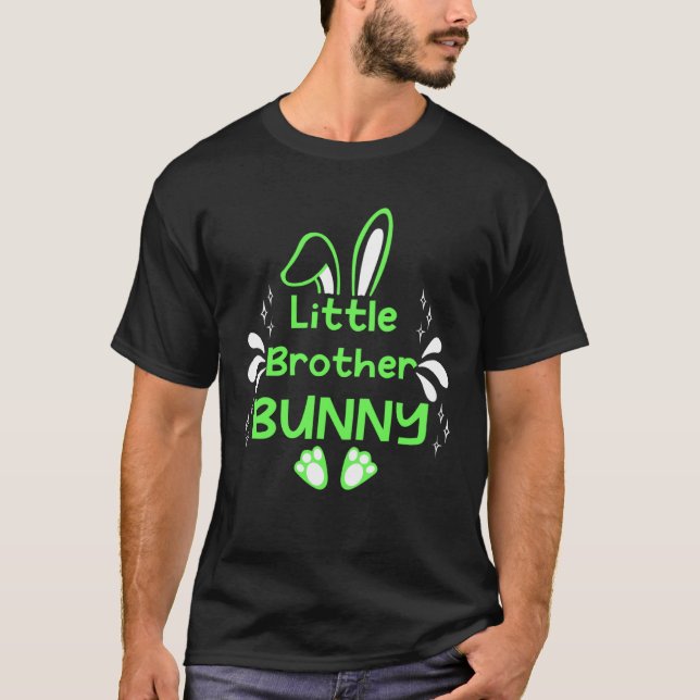 Easter Little Brother Bunny Brother Rabbit Kids Bo T-Shirt (Front)