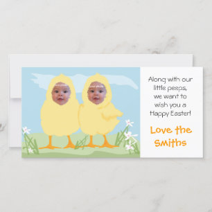 Easter Little Chicks - Photo Card