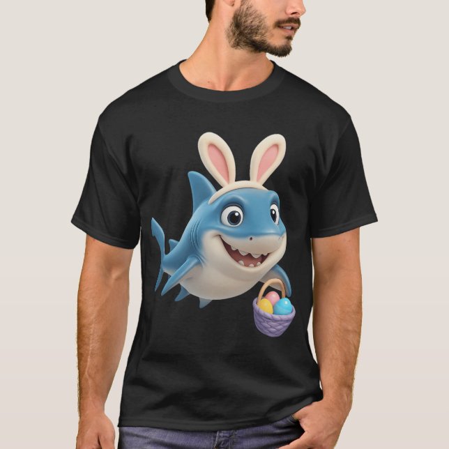 Easter Longfin Mako Shark T-Shirt (Front)
