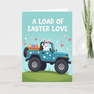 Easter Love Delivery Truck Card