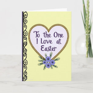 Easter Love Heartfelt Greeting Card