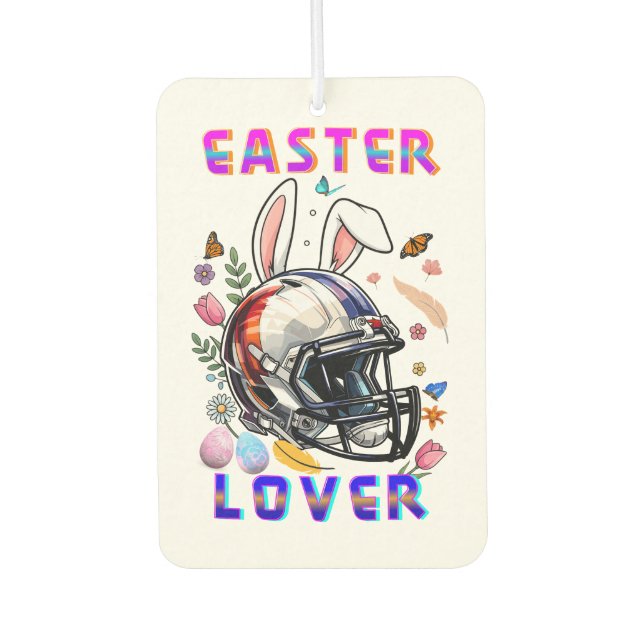 Easter Lover Car Air Freshener (Front)