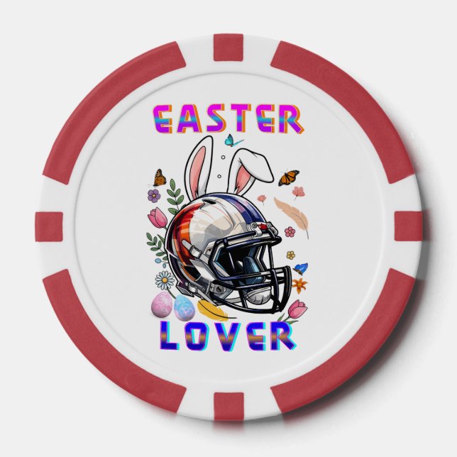 Easter Lover Poker Chips (Front)