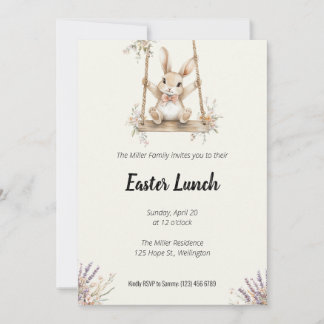 Easter Lunch Invitation
