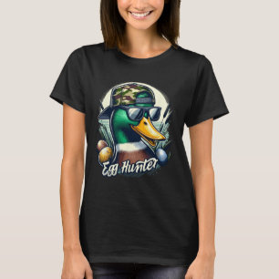 Easter Mallard Duck The Hunt Is On Easter Camo Duc T-Shirt