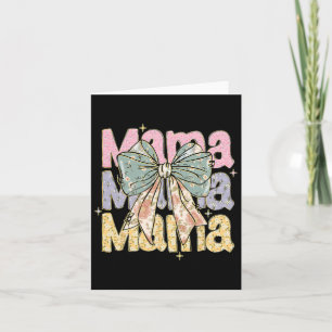 Easter Mama Bunny Coquette Bow Mama Easter Bunny M Card