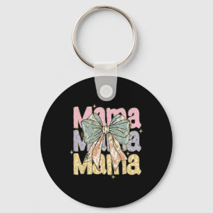 Easter Mama Bunny Coquette Bow Mama Easter Bunny M Key Ring
