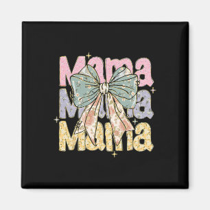 Easter Mama Bunny Coquette Bow Mama Easter Bunny M Magnet