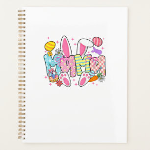 Easter Mama Bunny Ears Coquette Bow Easter Rabbit Planner