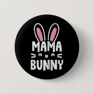 Easter Mama Bunny Ears Cute Family Matching Mum Mo 6 Cm Round Badge