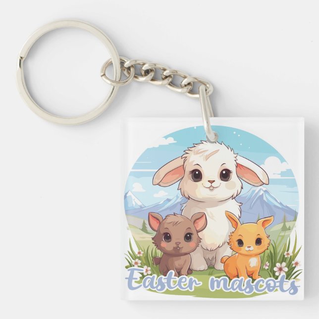 Easter mascots too key ring (Front)
