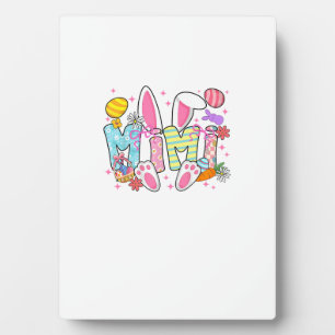 Easter Mimi Bunny Ears Coquette Bow Easter Rabbit  Plaque
