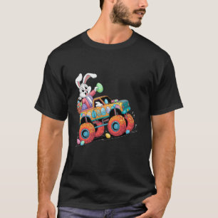 Easter Monster Truck Bunny Egg Hunt Toddler Boys K T-Shirt