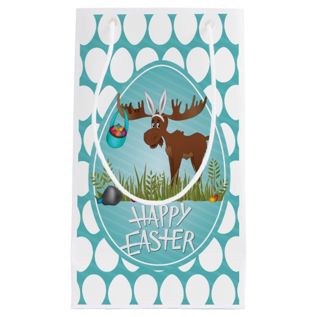 Easter Moose Gift Bag (Front)