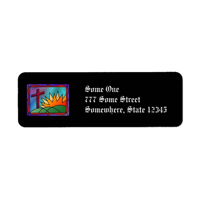 Easter Morning Address Labels (Front)