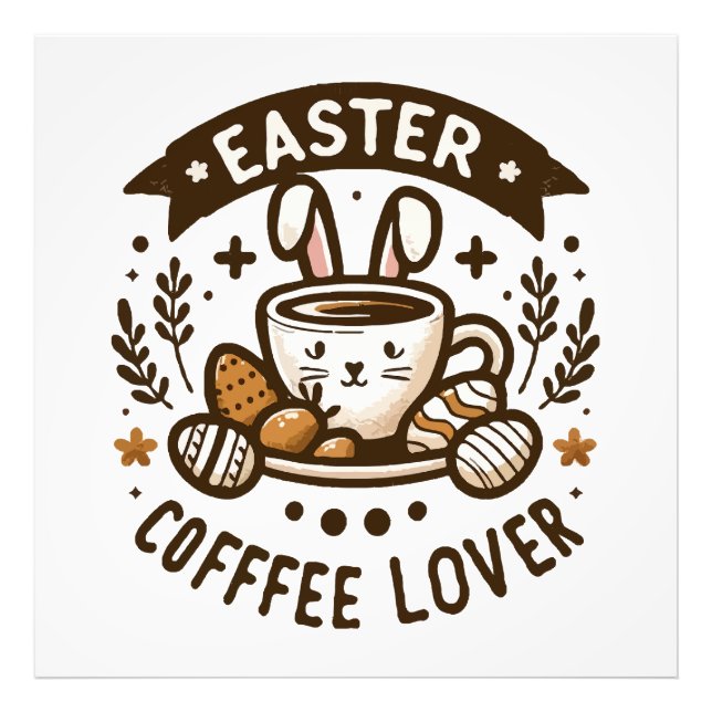 Easter Morning Brew Photo Print (Front)