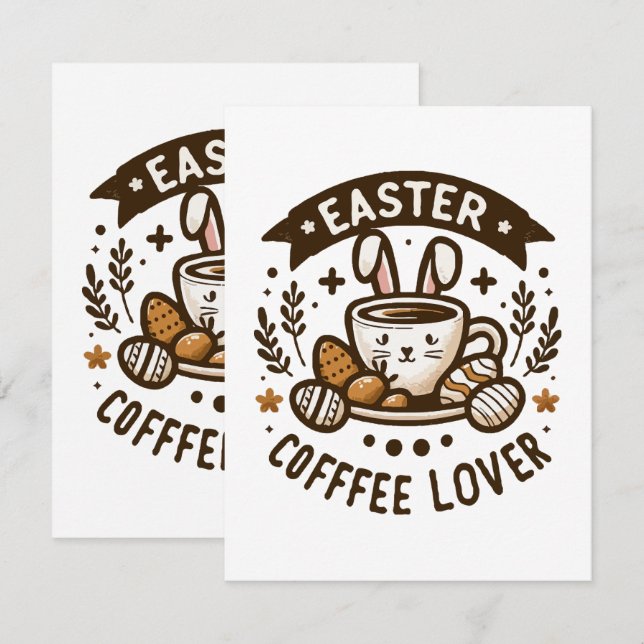 Easter Morning Brew RSVP Card (Front/Back)