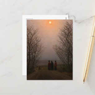 Easter Morning by Caspar David Friedrich Holiday Postcard