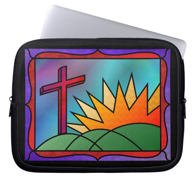 Easter Morning Laptop Sleeve (Front)