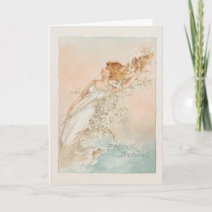 "Easter Morning" - Vintage Print, L. Prang & Co. Card