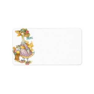 Easter Mother Goose Label