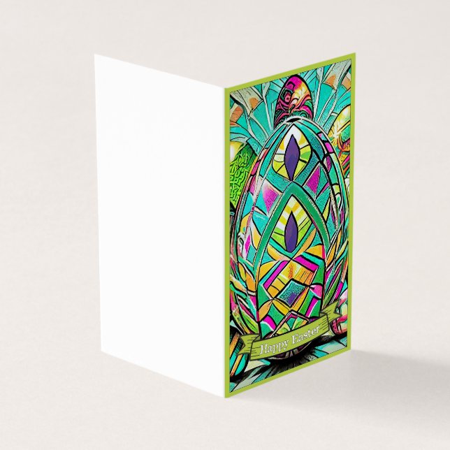 Easter Motif Coloured Cartoon with Easter Eggs 907 (Outside)