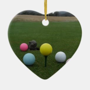 Easter mountain golf course ceramic tree decoration